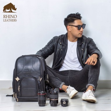 Rhino Leather  - Genuine Leather Camera Bag 