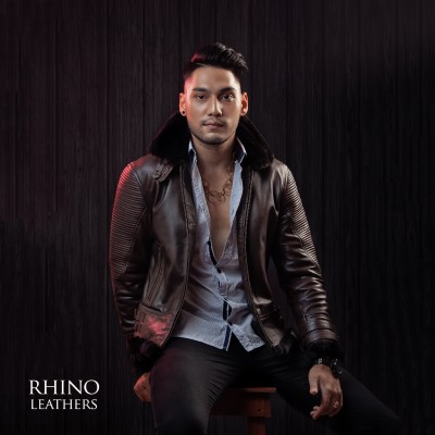 Men's Aviator Leather Jacket - RMJ 062