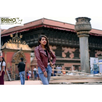 Leather Ladies Jacket (RFJ 001)