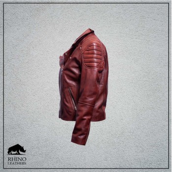 Ladies Biker Jacket with padded stitch (RLLJ 032) 