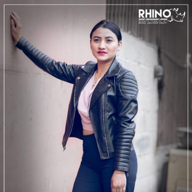 Quilted Leather Jacket ( RLLJ 057 )