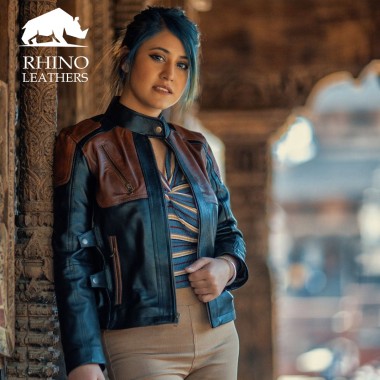 Ventilated Leather Jacket - RLLJ 053