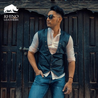 Leather Waist Coat (RMWC 001)