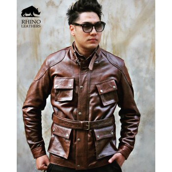Men's Field Leather Jacket - RMJ  075