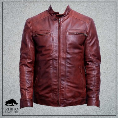 Men's Leather Jacket (RMJ142)