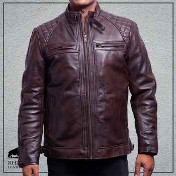 Men's Designer Leather Jacket (RMJ 131)