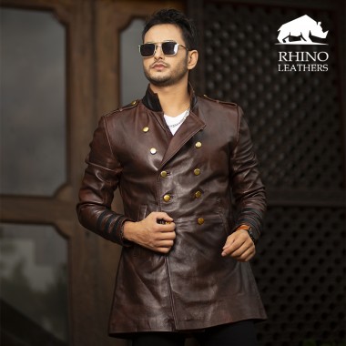 Men's Leather Jacket - RMJ 100