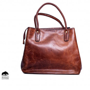 Leather Ladies Hand Bag (RFHB 003)