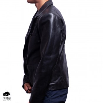 Men's Classic Leather Coat (RMJ 097)