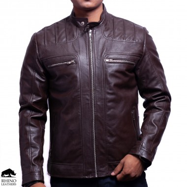 Roped Designer Leather Jacket (RMJ 139)
