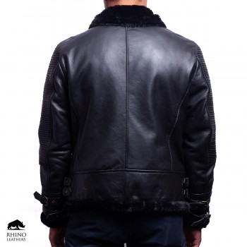Men's Aviator Leather Jacket - RMJ 062