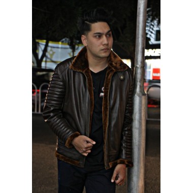 Air Flight Men's Leathers Jacket - RMJ 094