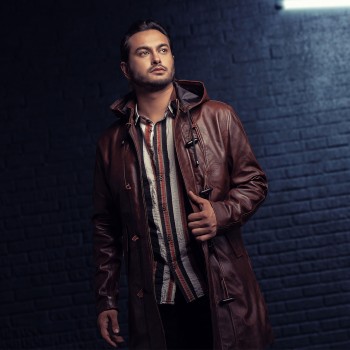 Men's Long Leather Jacket - RMJ 010