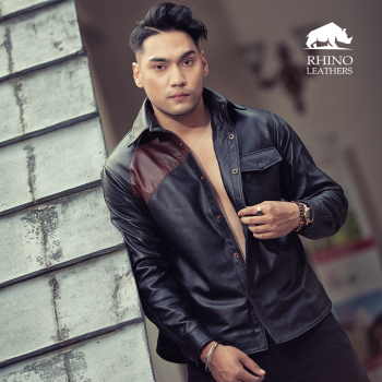 Men's Leather Shirt (RMS 001)