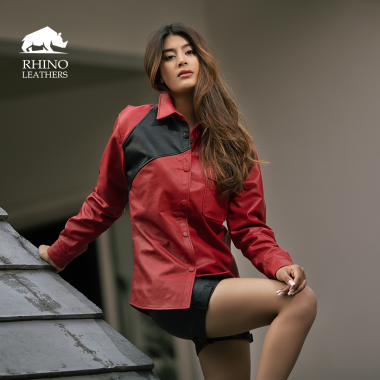 Women's Leather Shirt (RMS 057)