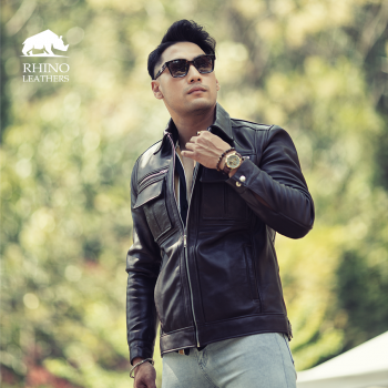 Men's Leather Jacket - RMJ 129