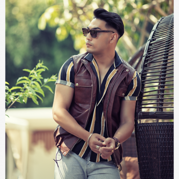 Men's Half Leather Jacket (RMJ 288)