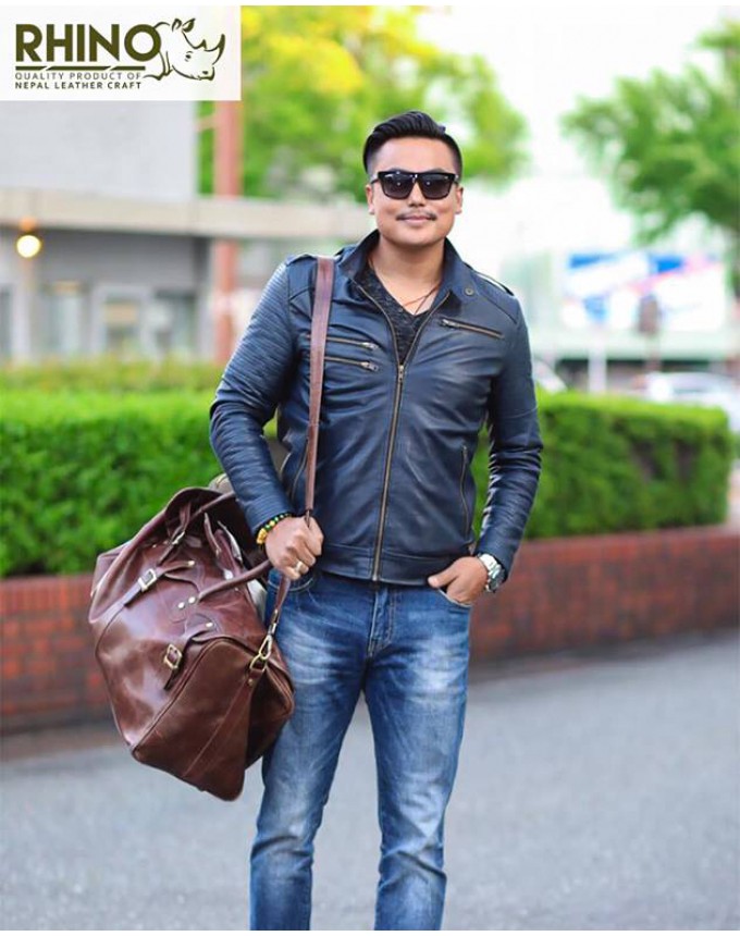 PREMIUM LEATHER JACKET ( NEPALI BRAND ) - PRICE HUNT IN KATHMANDU